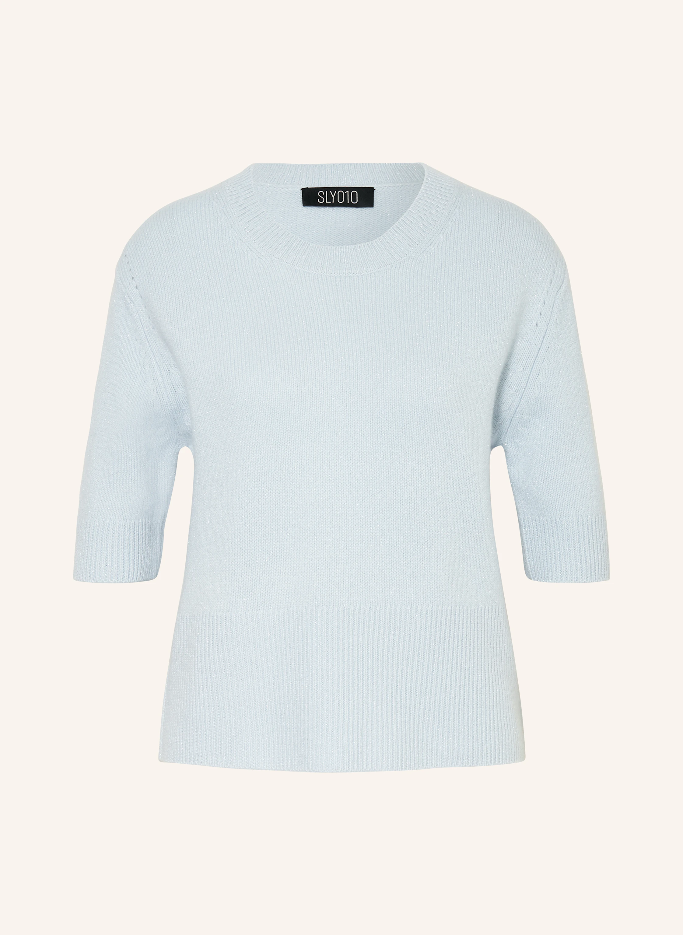 SLY 010 Strickshirt MARRY aus Cashmere mit Glitzergarn