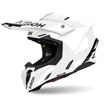 Casque cross Airoh TWIST 3 - COLOR 2024 - Noir / Blanc