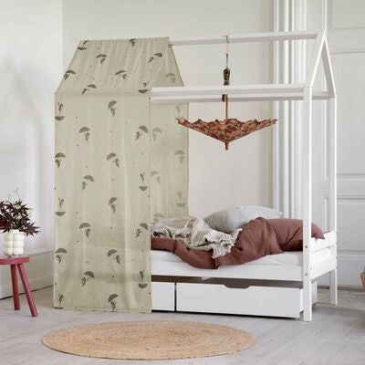 Hoppekids Ole Lukoie Sengegardin 70x160, Grønn