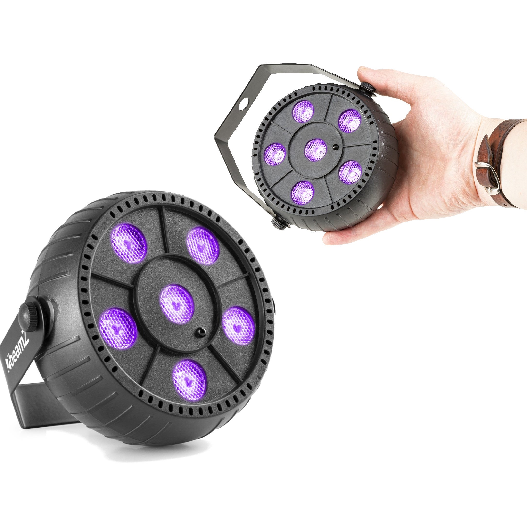 BeamZ PLP14 LED blacklights met ingebouwde accu (set van 2)