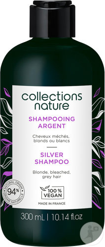 Collections Nature Shampoing Argent Cheveux Méchés, Blonds Ou Blancs Flacon 300ml