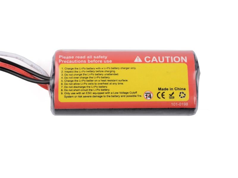 RC4WD RC-Akku Li-Ion 320 mAh 7.4 V TF2 1:24 2S Li-Ion Akku mit JST Bec Stecker
