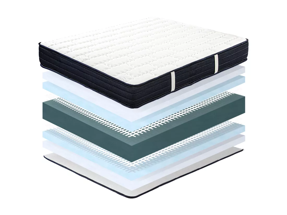 Matelas 90x190 cm, Gold, 20cm, mousse mémoire de forme, haute adaptabilité, ergonomique