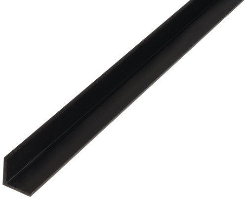 PVC hoekprofiel, zwart, 30x30x2 mm, 2,6 m