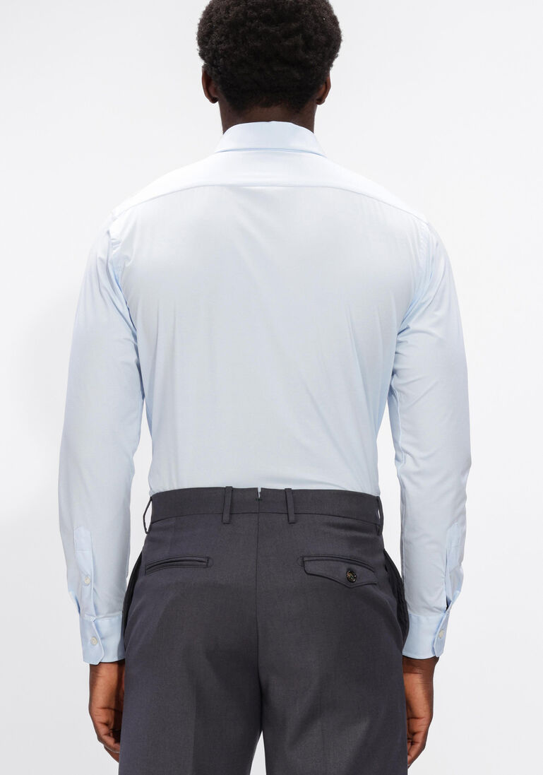 lichtblauwe xacus overhemden active shirt 520ml