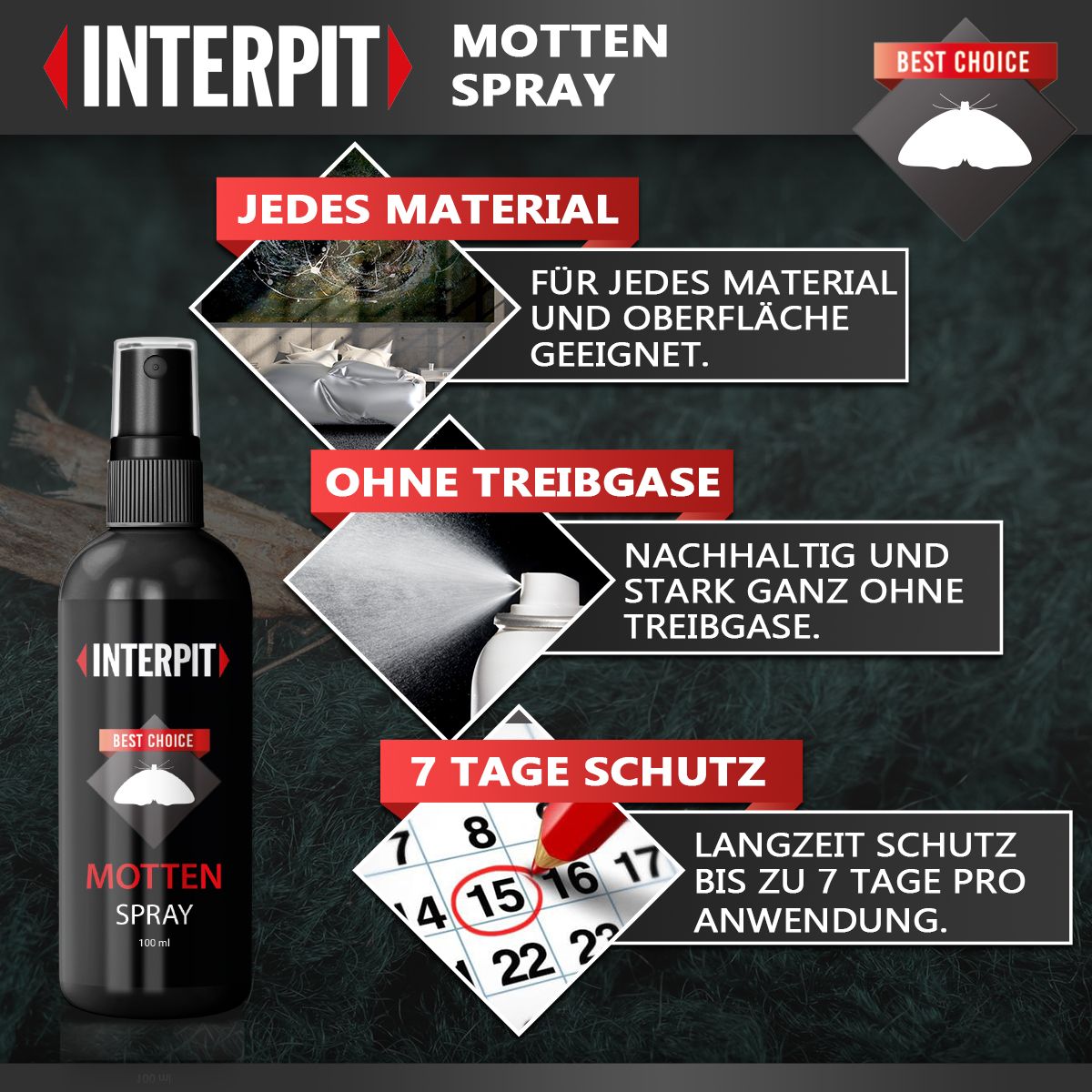 Interpit® | Anti Motten Spray