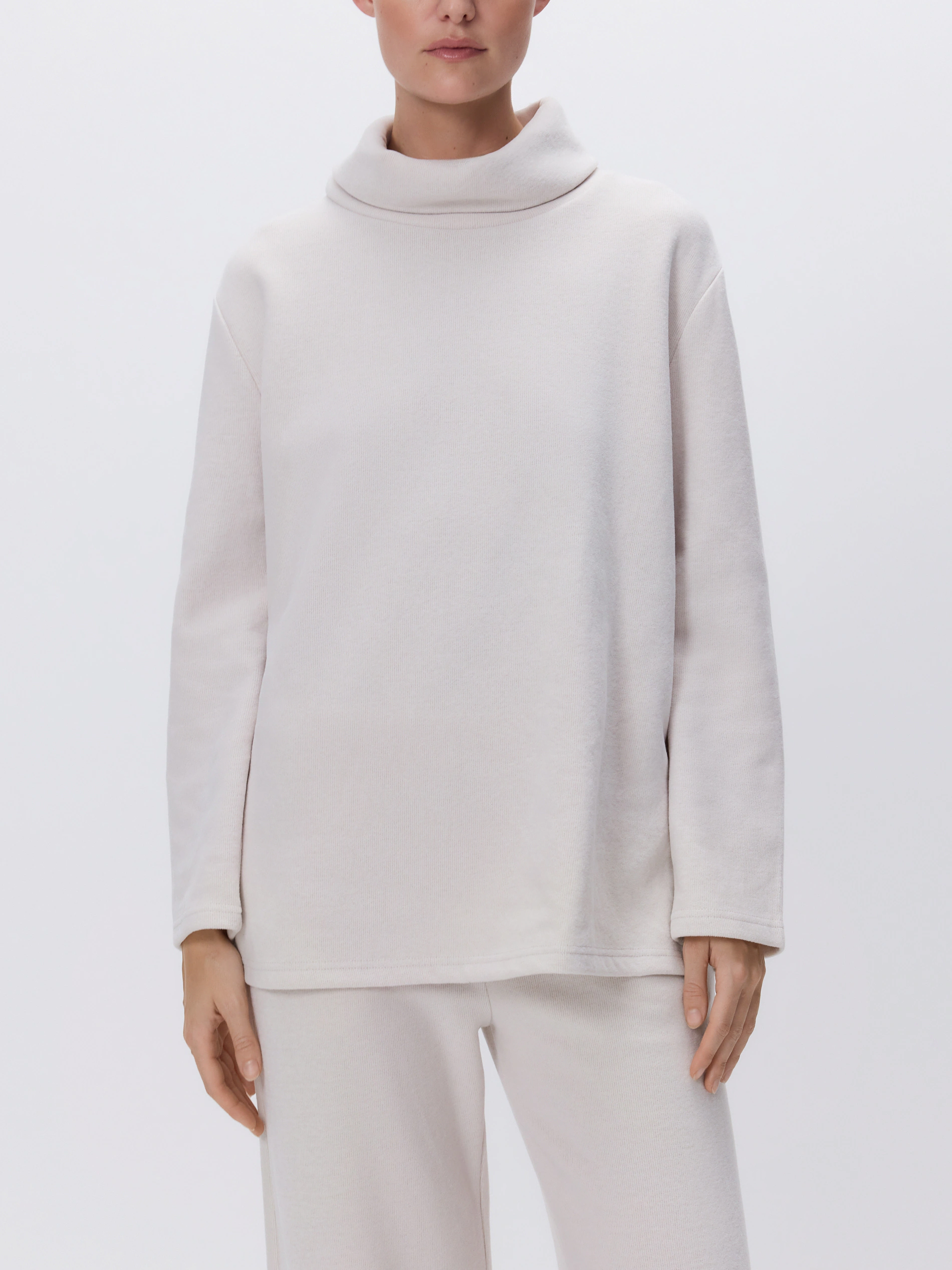 Sweatshirt mit Stehkragen