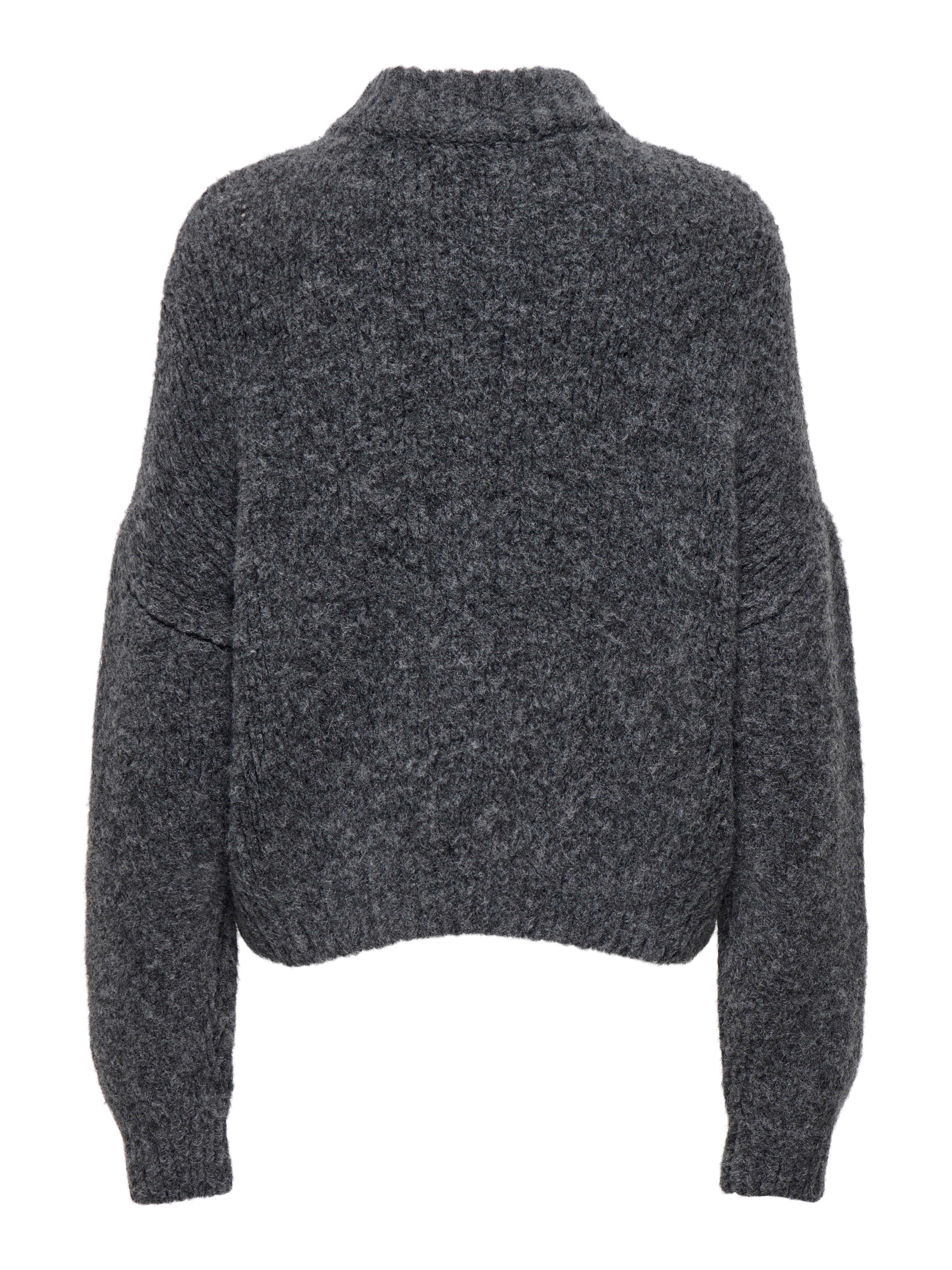 ONLPIE Strickpullover Dark Grey Melange