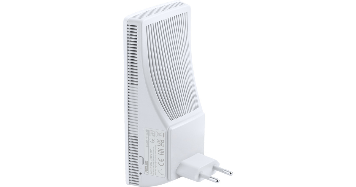 ASUSRP-BE58 BE3600 Dual-Band WiFi 7 (802.11be) Range Extender/AiMesh Extender repeater  (Wit)