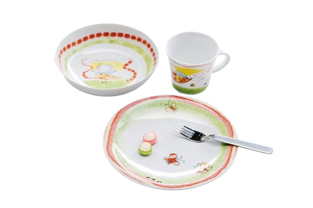 KAHLA Kindergeschirrset KIDS BLUMENFEE 3-teilig mehrfarbig