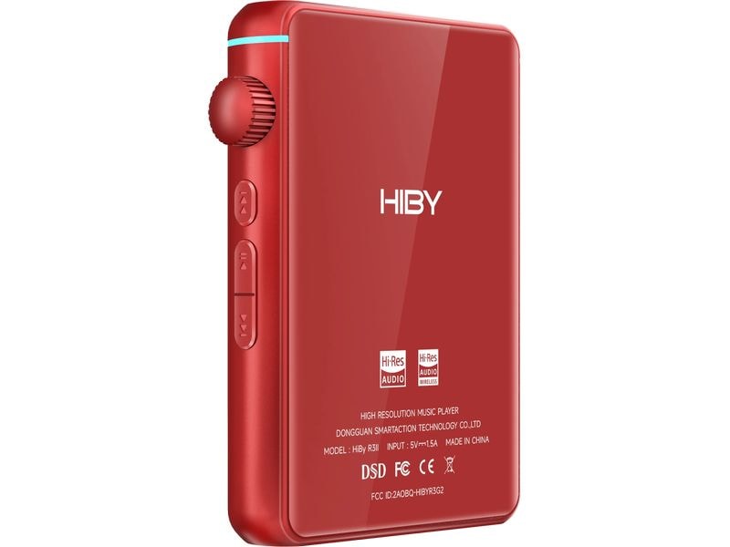 HiBy HiRes-Player R3 II 2025 Rot Hi-Res Musik-Player mit Bluetooth und WiFi