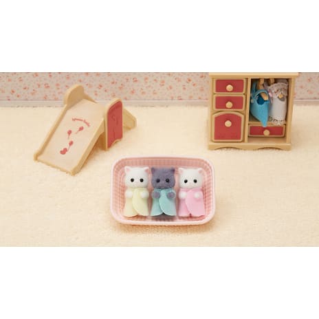 Sylvanian Families perserkat trillinger