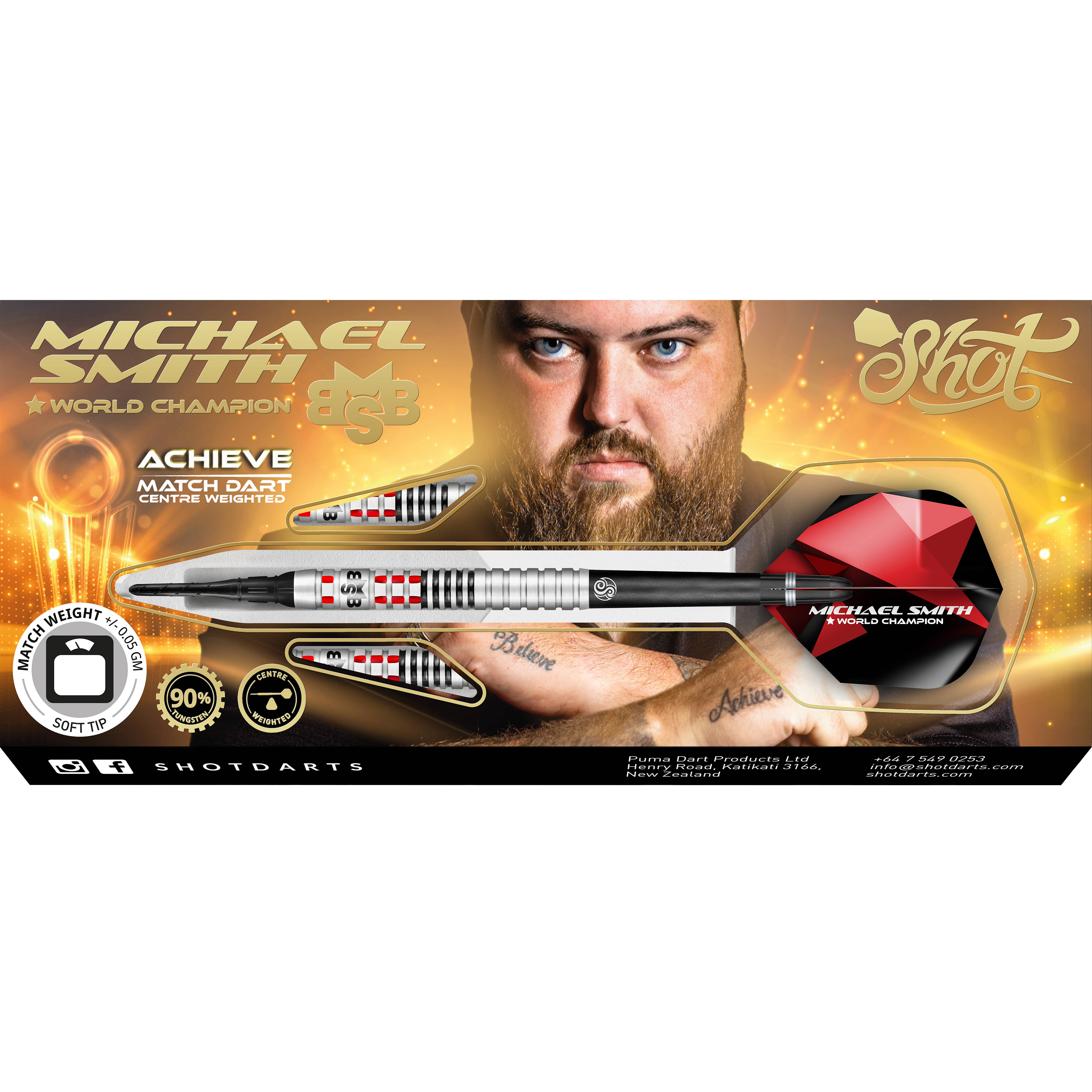 Shot - Michael Smith Achieve - Softdart