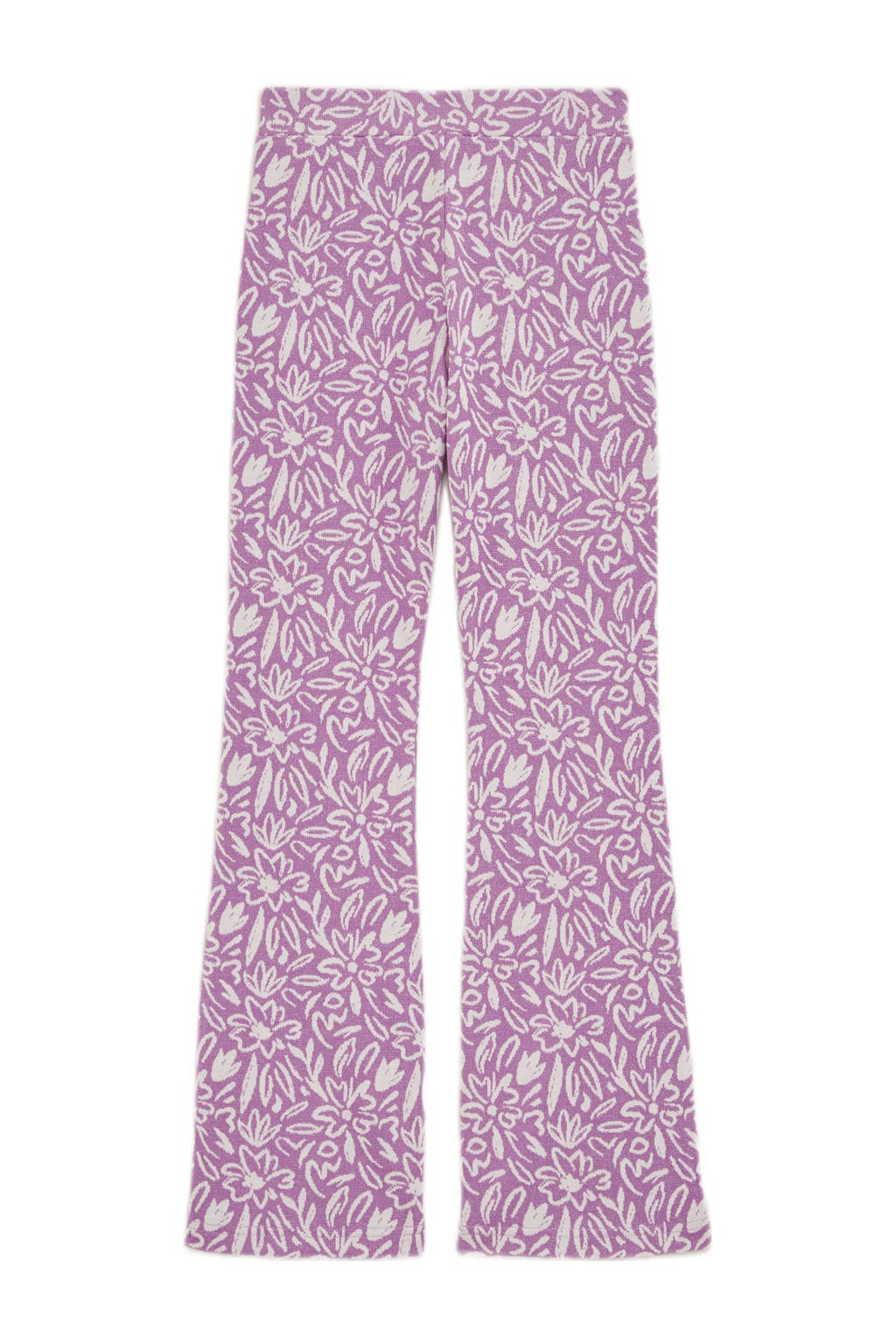 WE Fashion flared broek lila