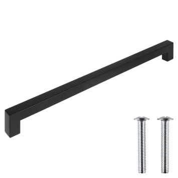 Greep Eddy zwart RVS 320mm