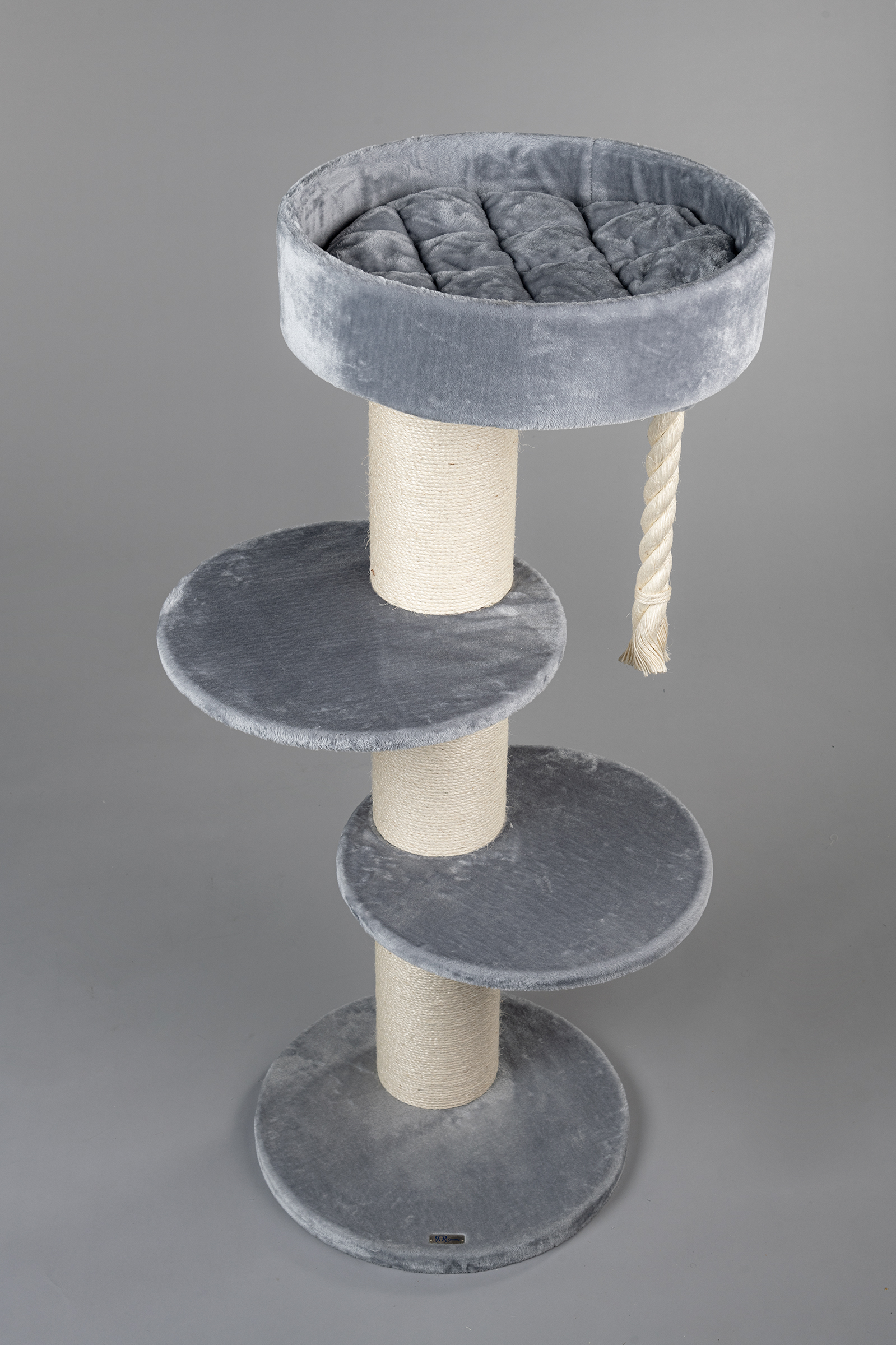 Poste arranhador cinza claro para Maine Coon Sleeper