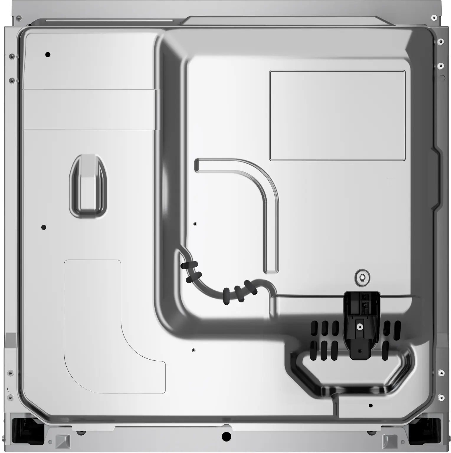 Serie 4 Bakoven met toegevoegde stoom 60 x 60 cm Zwart