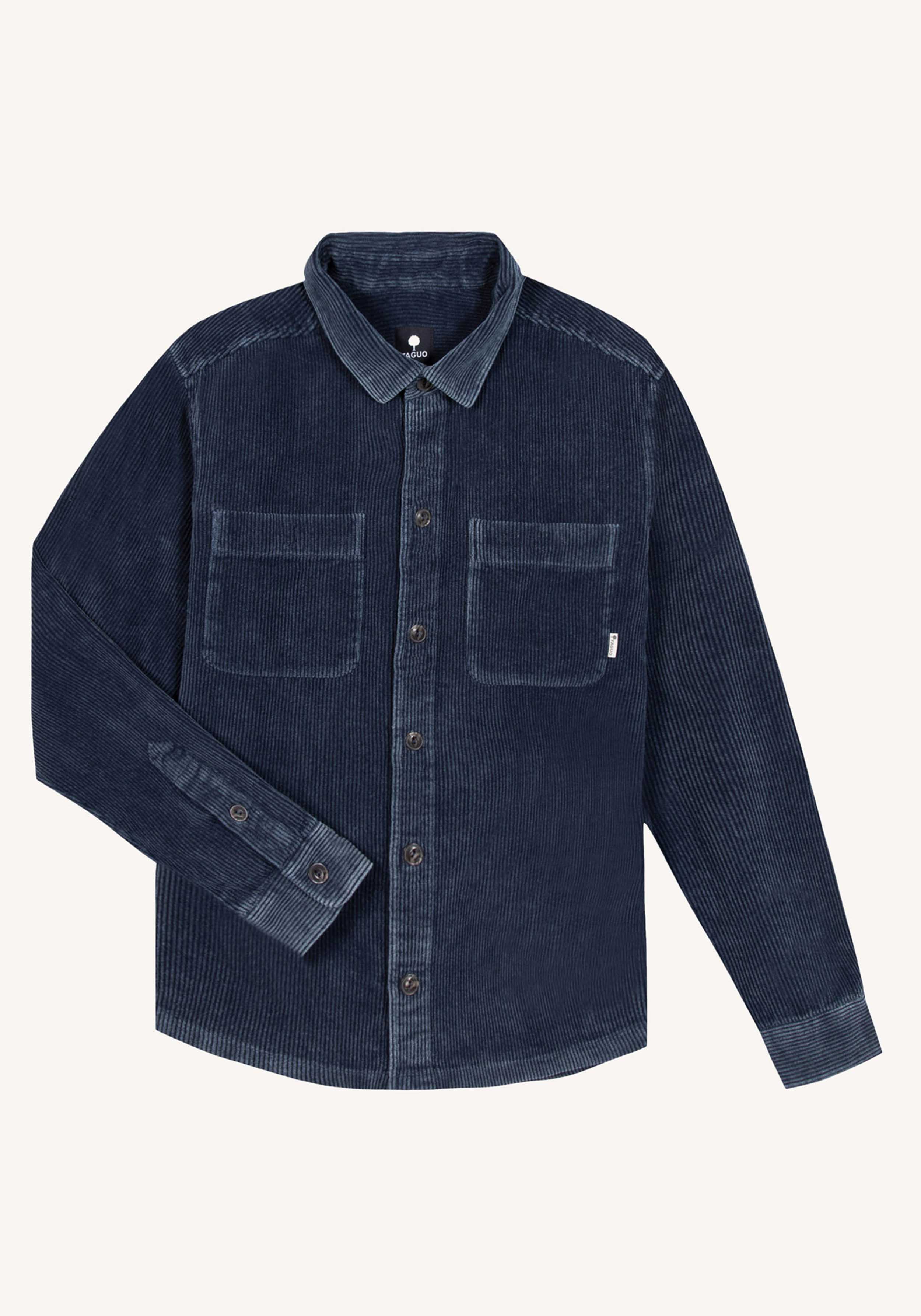 Faguo Cord-Hemd Clemont Shirt Woven Medium Denim