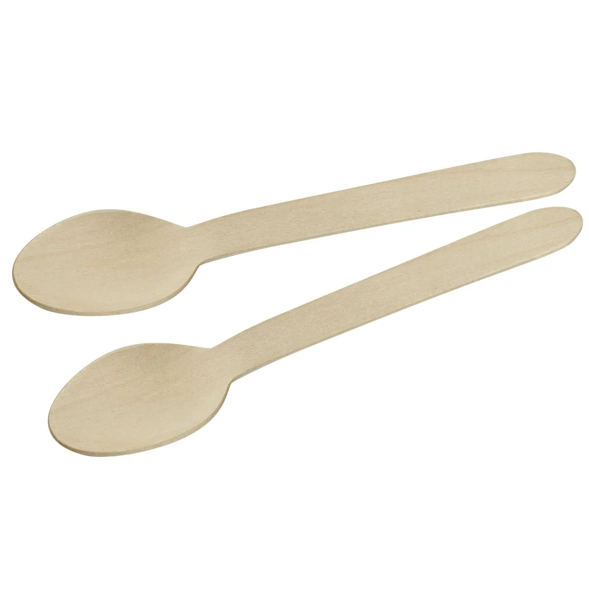 Lot de 30 cuillère à café en bois compostables pour pique-nique Move F