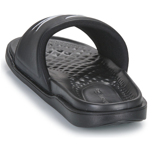 Lacoste - CROCO SLIDE Negro / Blanco