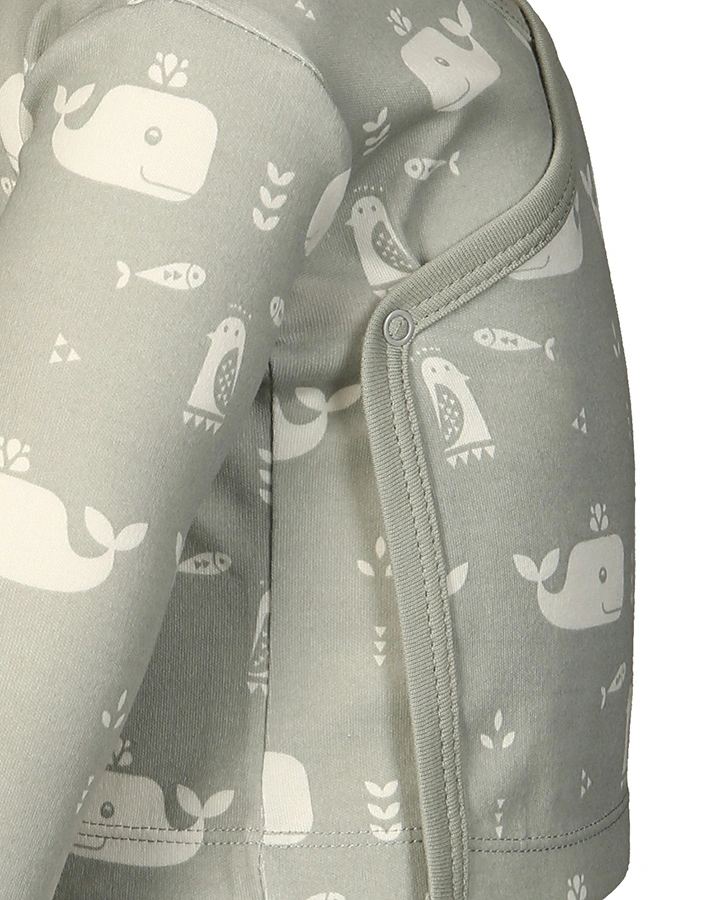 Wickeljacke WHALE mit in grau