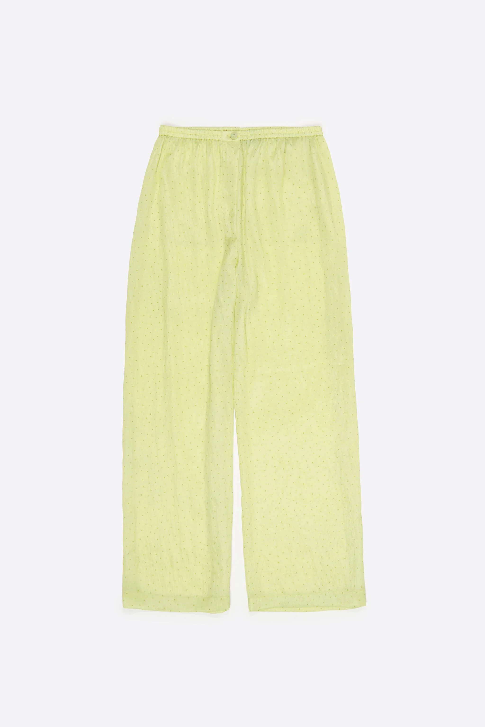 Calça jogger mini dots verde-oliva