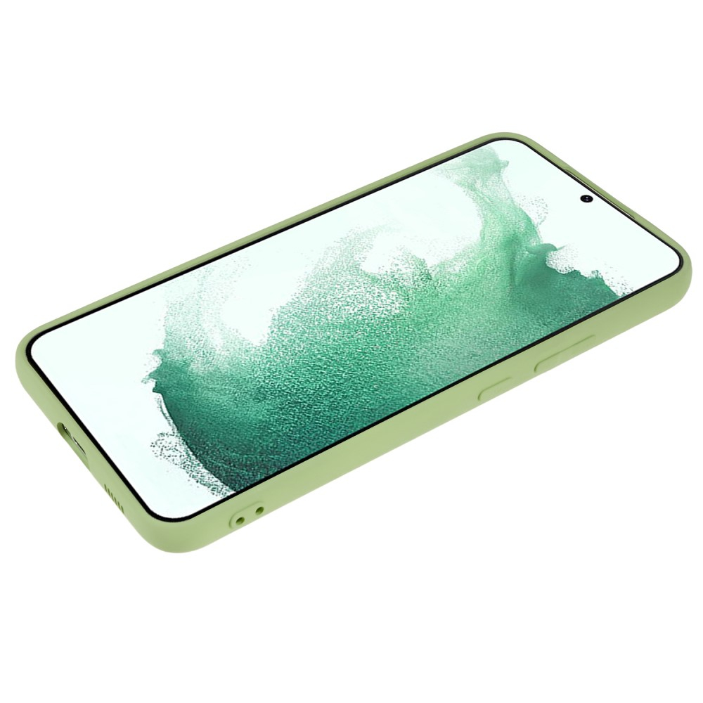 Samsung Galaxy S21 FE 5G Gummi Case Hülle mit Kameraschutz - Grün (Matt)