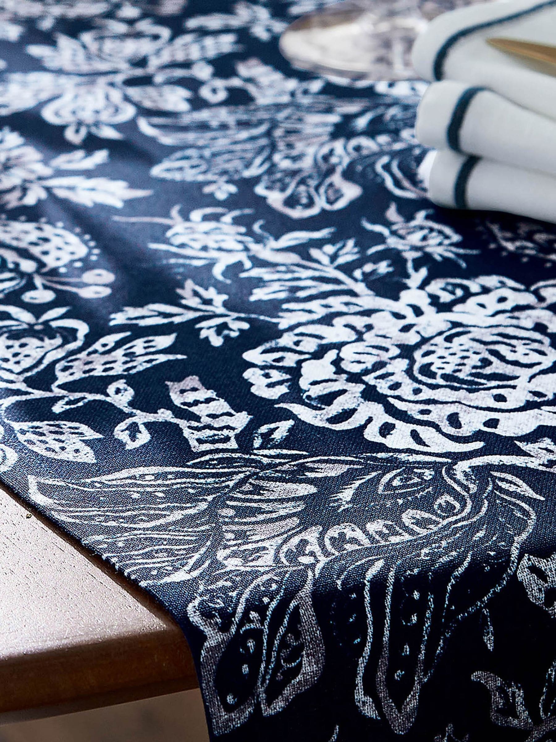 Bedeck of Belfast Saja Stripe 100% Cotton Table Runner