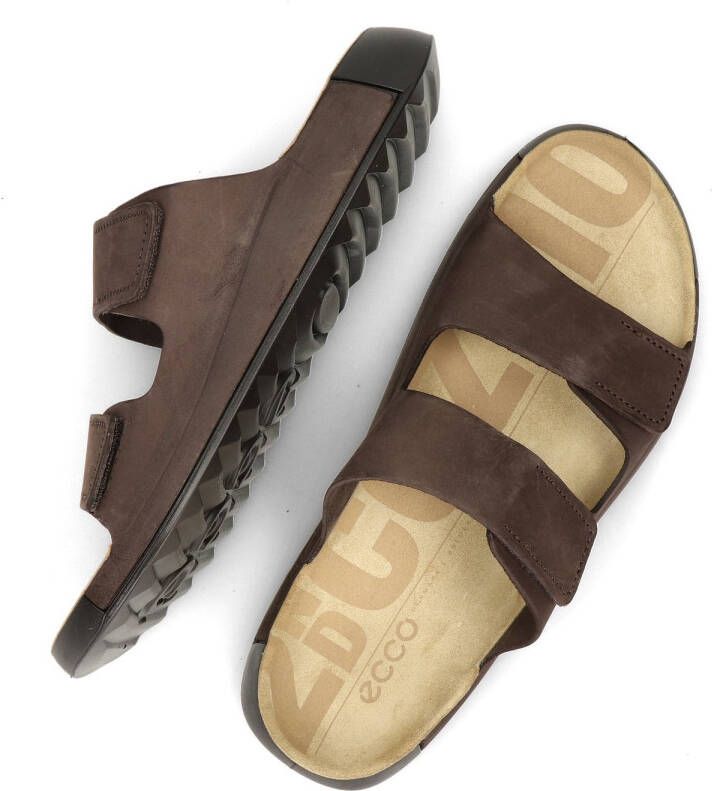 Ecco 2nd Cozmo nubuck slippers bruin