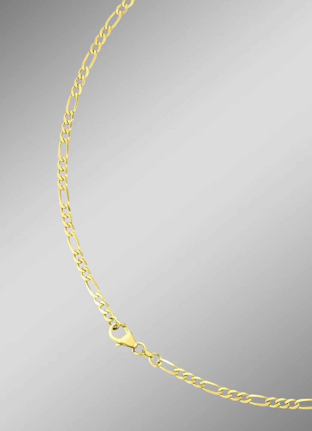 Diamantierte Figarokette