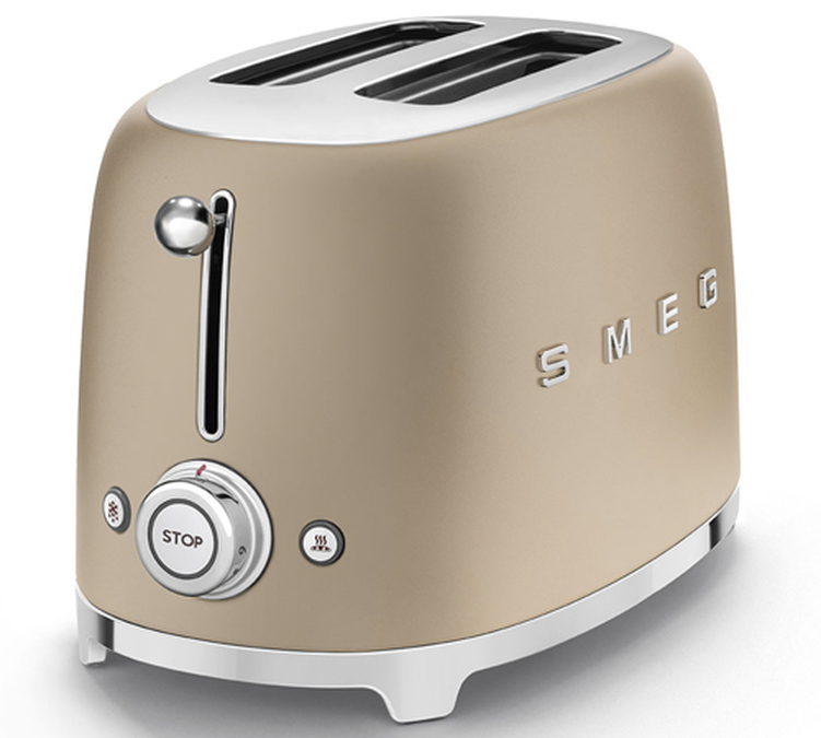Grille-pain TSF01CHMEU 2 tranches Or mat - SMEG