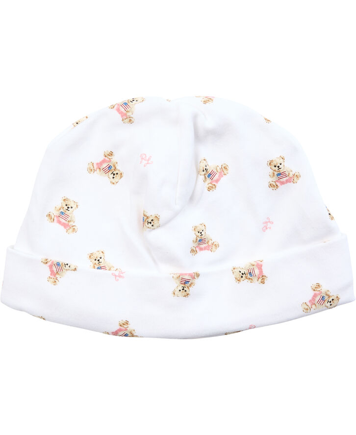 Polo Ralph Lauren Polo Bear Cotton Hat Hvid
