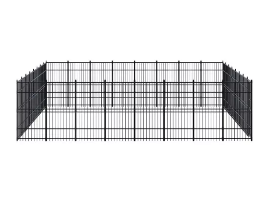 Chenil cage enclos pac noire 768 x 768 x 200 cm 02_0041866