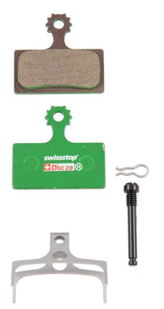DISC C 28 Bremsbelag, organisch, für Shimano M985  M785  M675  M615  R785 u.a.  grün  ORGANISCH