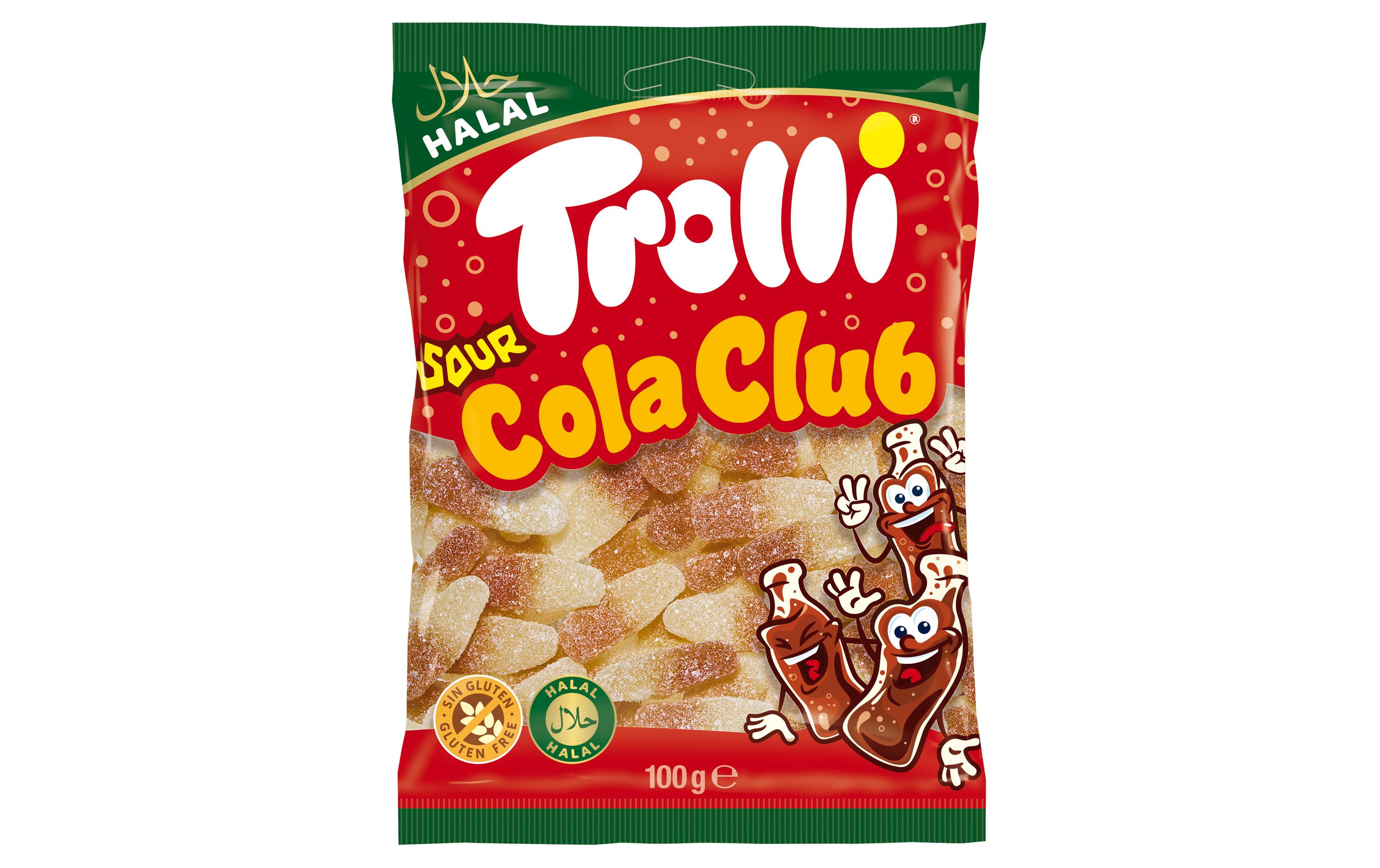 Gummibonbons Halal Sour Cola Club 100 gGummibonbons