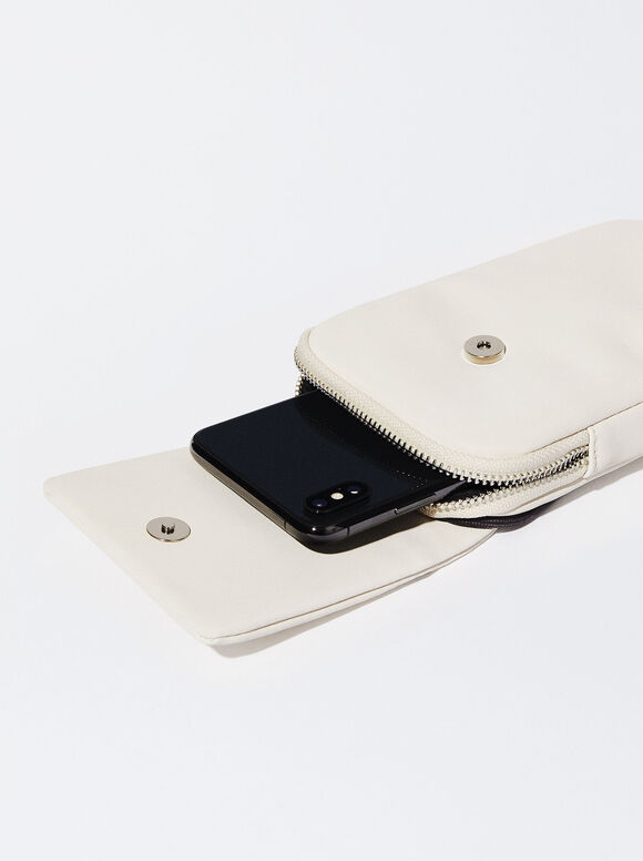 Bolsa para celular com efeito nylon - Bruta