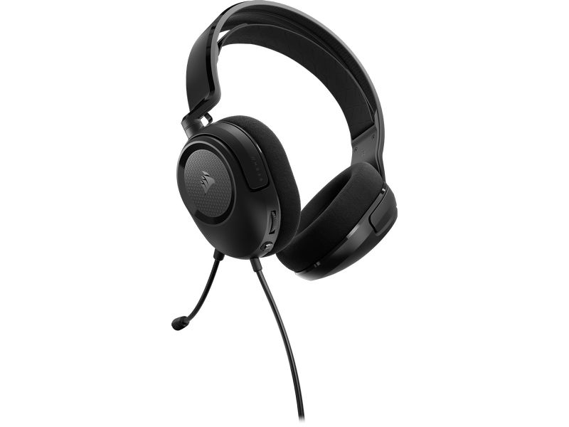 Corsair Headset HS35 V2 Carbon Bequemes Stereo Gaming Headset mit Kabelverbindung