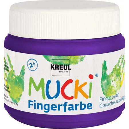 MUCKI Fingerfarbe, violett, 150 ml