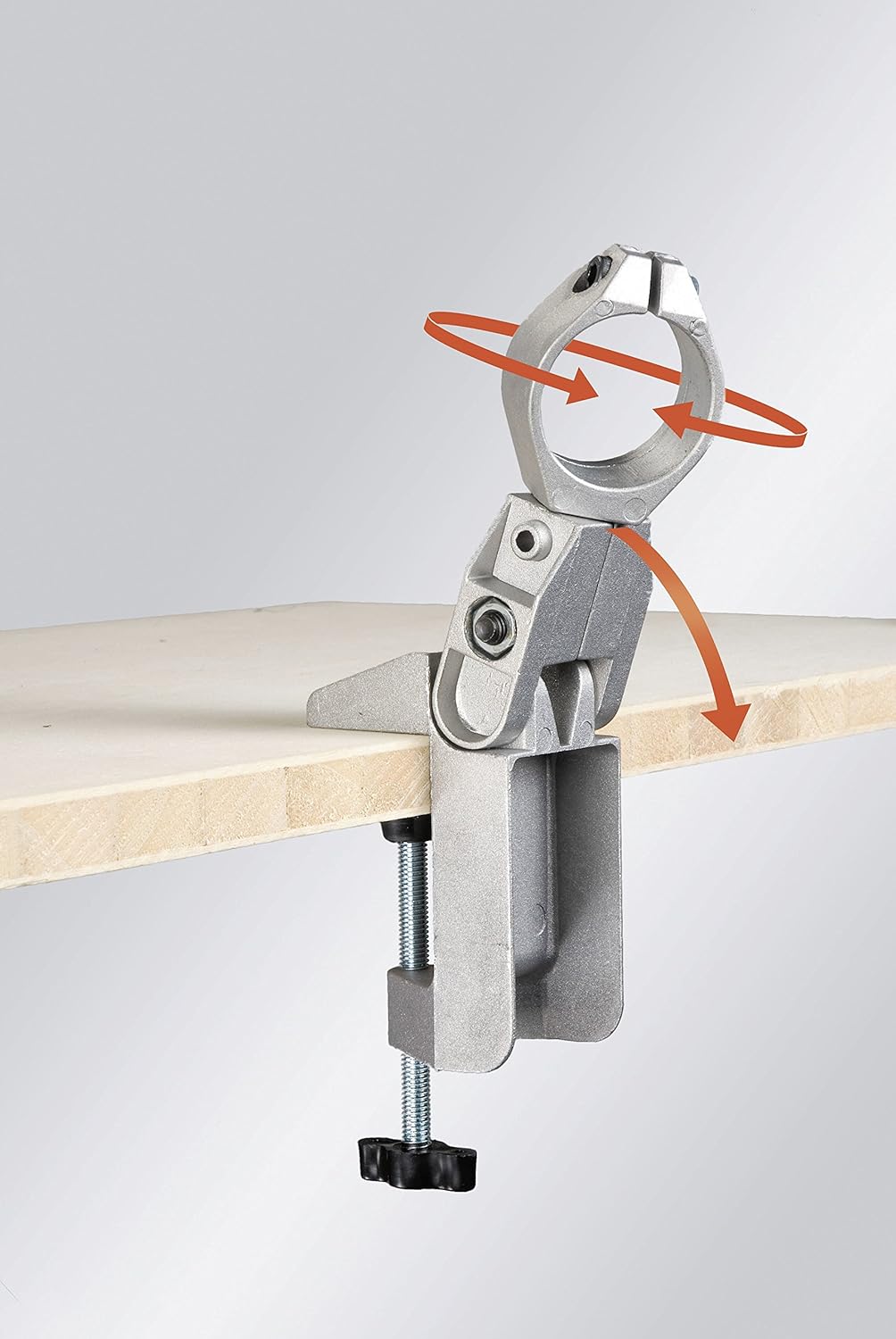 kwb Bohrmaschinen-Ständer für Bohrmaschine und Akkuschrauber, stationär, Bohrständer mit 43 mm Eurospannhals, ideal in Verbindung mit Schleifteller und Polieraufsatz