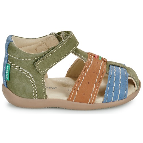 Kickers - BIGBAZAR-2 - Kaki / Marron / Bleu