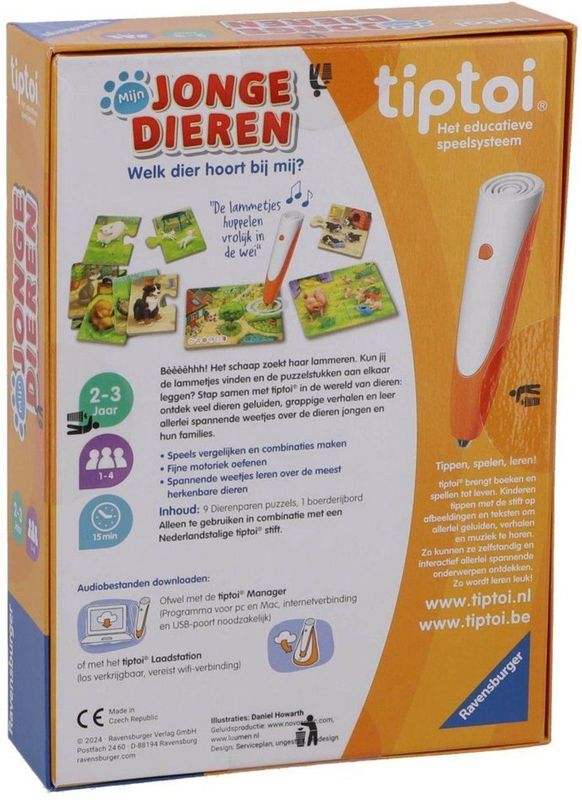 Ravensburger - tiptoi® Spel - Mijn Jonge Dieren - Leersysteem