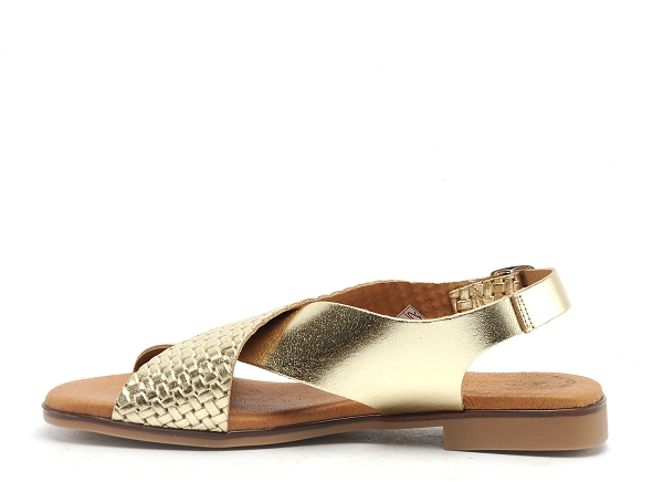 Eva frutos nu pieds plats femme 3010 or