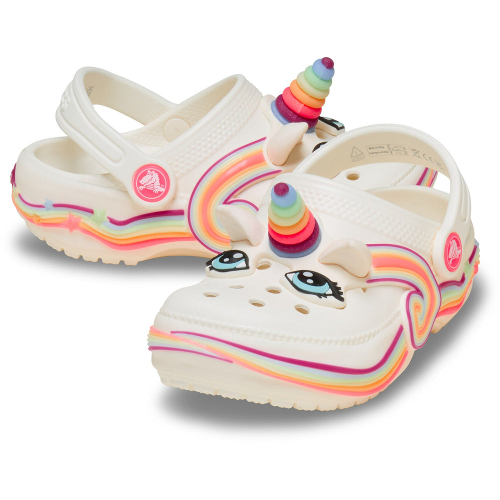 Køb Crocs Chalk Classic IAM Unicorn Lights CgT Chk
