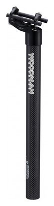 Tige de Selle WOOdman Carbo MZ en Carbone Noir Mat