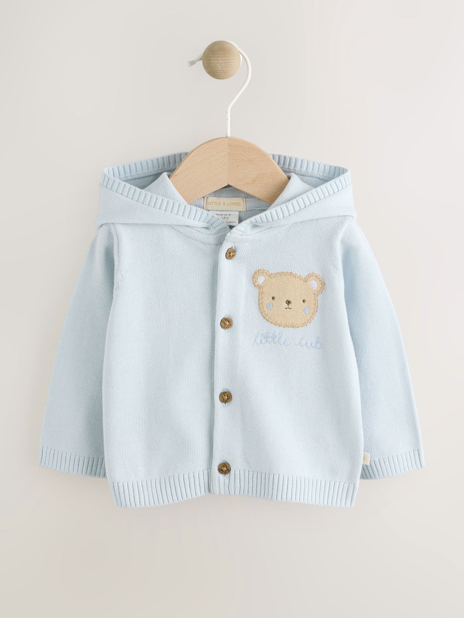 Blauw - 100% katoenen vest (0mnd -2jr)