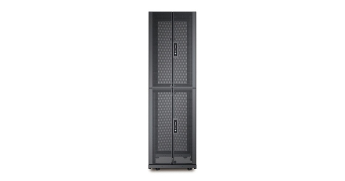 APCNetShelter SX Colocation 42U met zijpanelen server rack  (Zwart, 600 x 1070 x 1991mm, twee compartimenten)