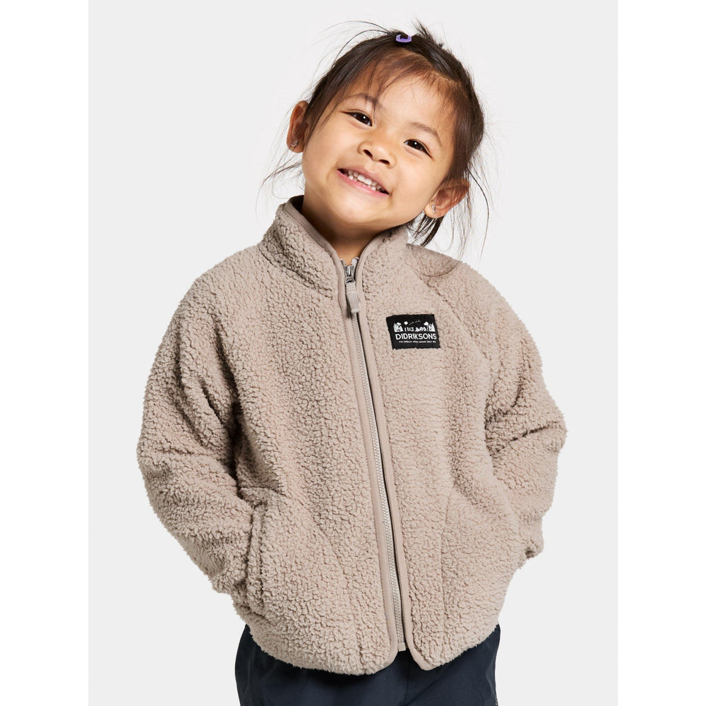 Køb Didriksons Beach Beige Gibbs Kids Fullzip 2
