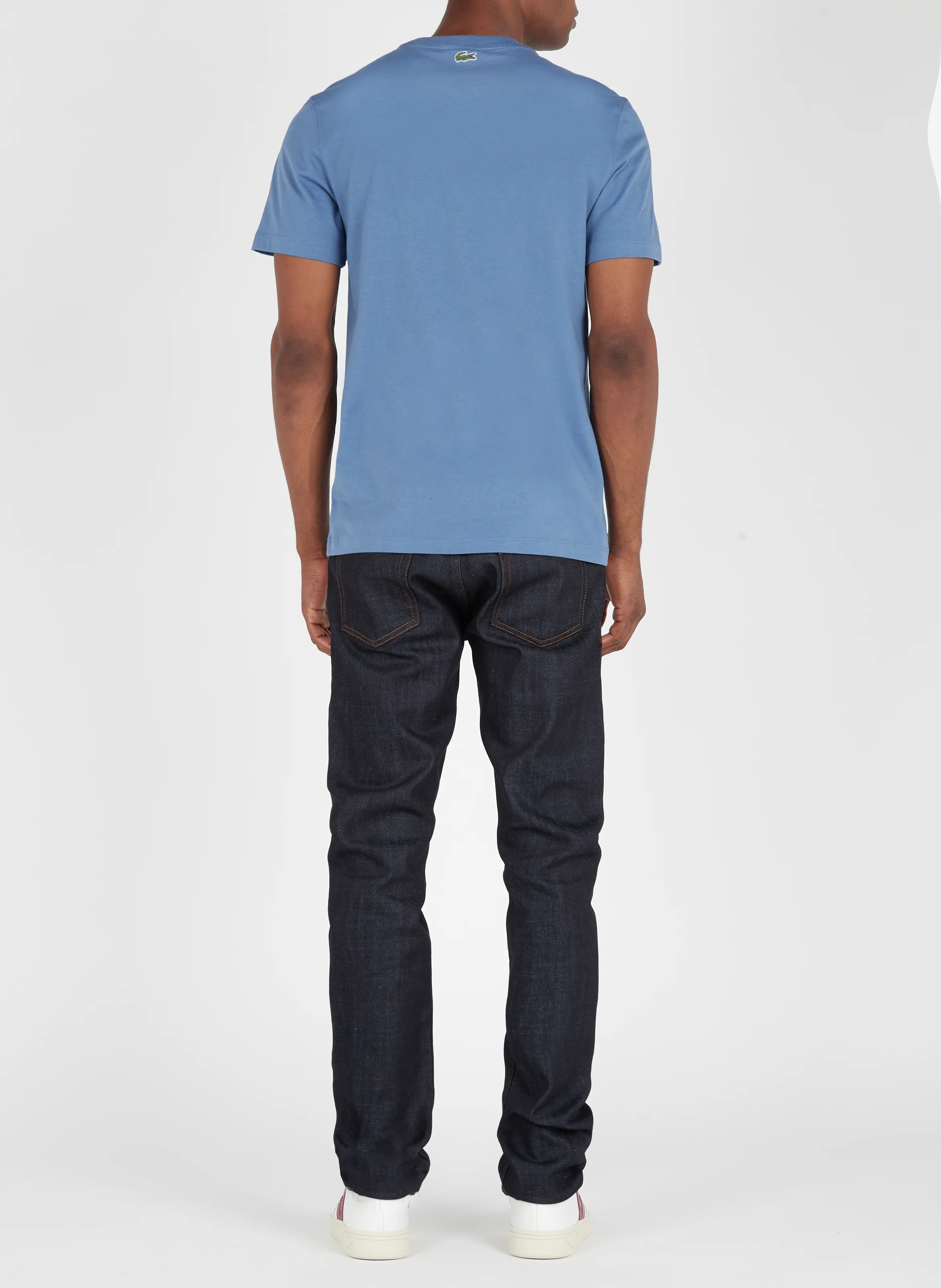 Jean droit en coton | Bleu