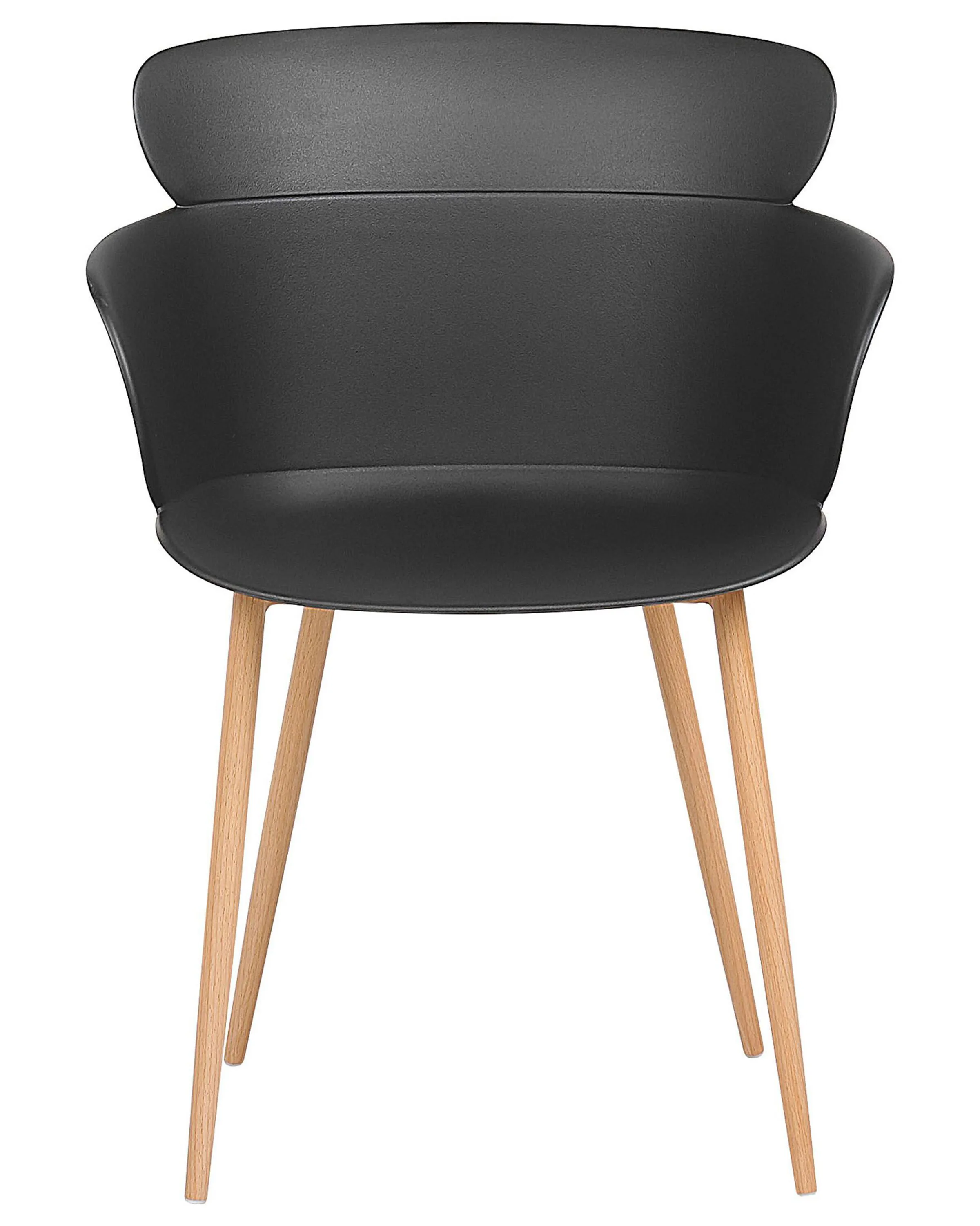 Set van 2 eetkamerstoelen SUMKLEY Zwart