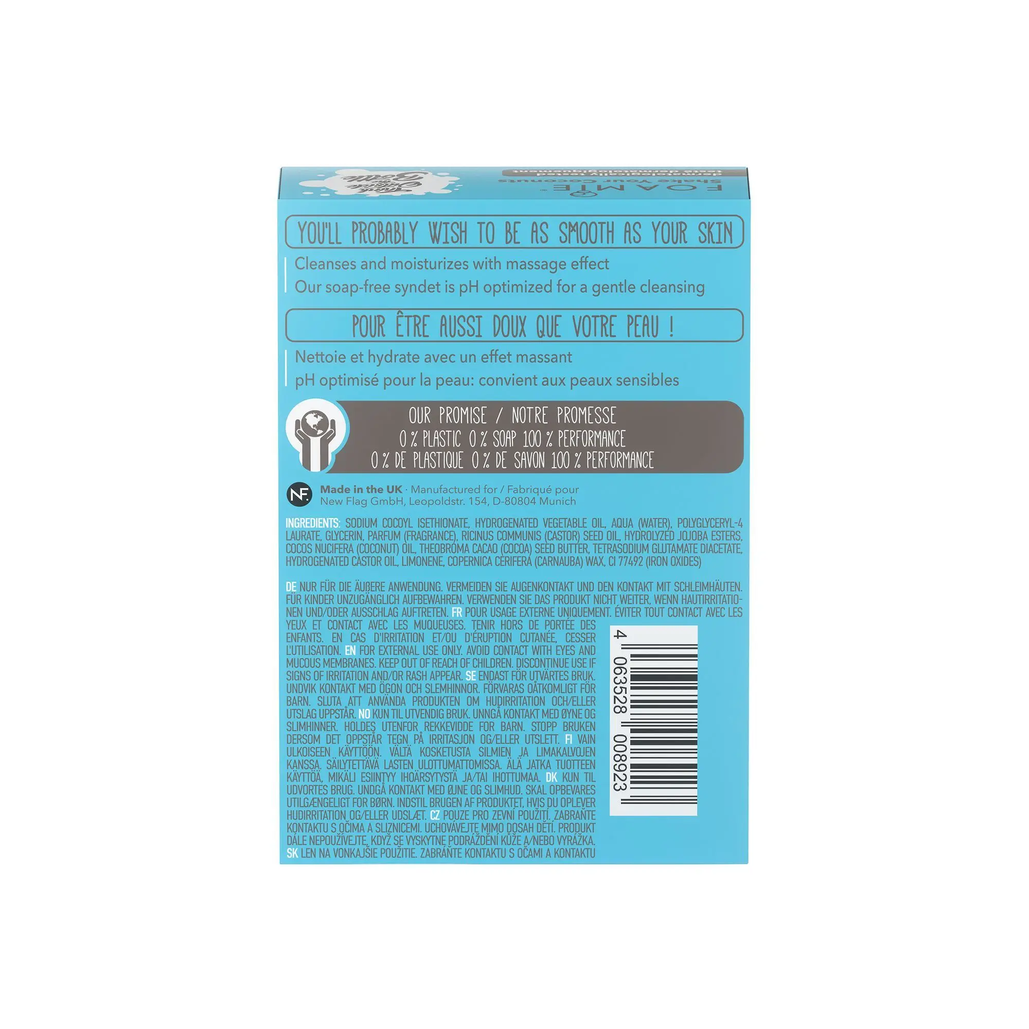 Foamie - Soin lavant solide Shake Your Coconuts Coco et beurre de cacao- Savon